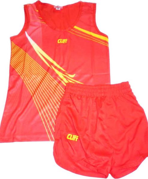 Форма легкоатлетическая Cliff 806 2XL 48-50 Красная
