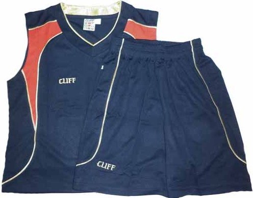 Комплект баскетбольной формы Cliff 501В S 34-36 Темно-синий