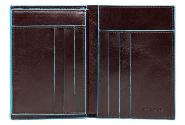 Кошельки Piquadro Blue Square (PU1129B2/MO) коричневый телячья кожа